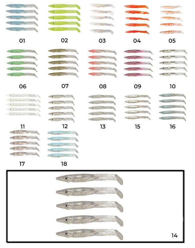 Captain 3597 Elegant 75cm Silikon Zargana 5li Paket Suni Yem