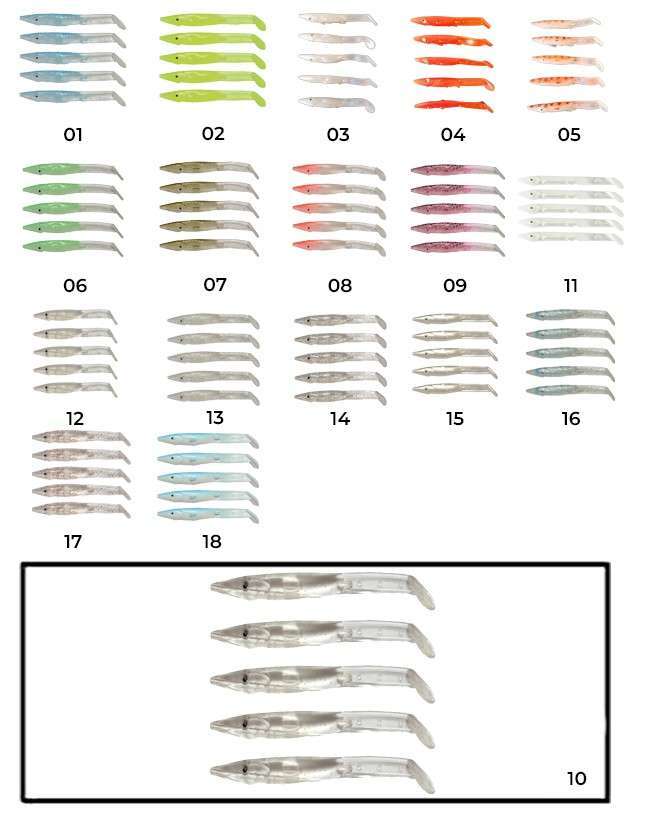 Captain 3597 Elegant 75cm Silikon Zargana 5li Paket Suni Yem