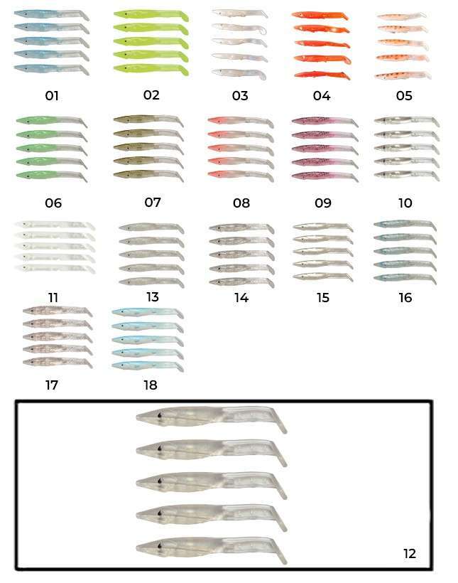 Captain 3597 Elegant 75cm Silikon Zargana 5li Paket Suni Yem