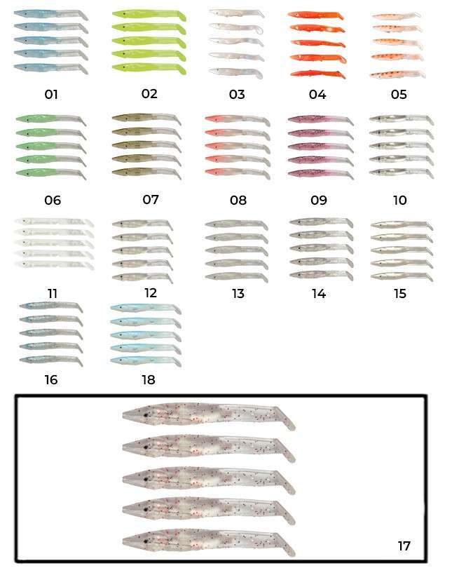 Captain 3597 Elegant 75cm Silikon Zargana 5li Paket Suni Yem