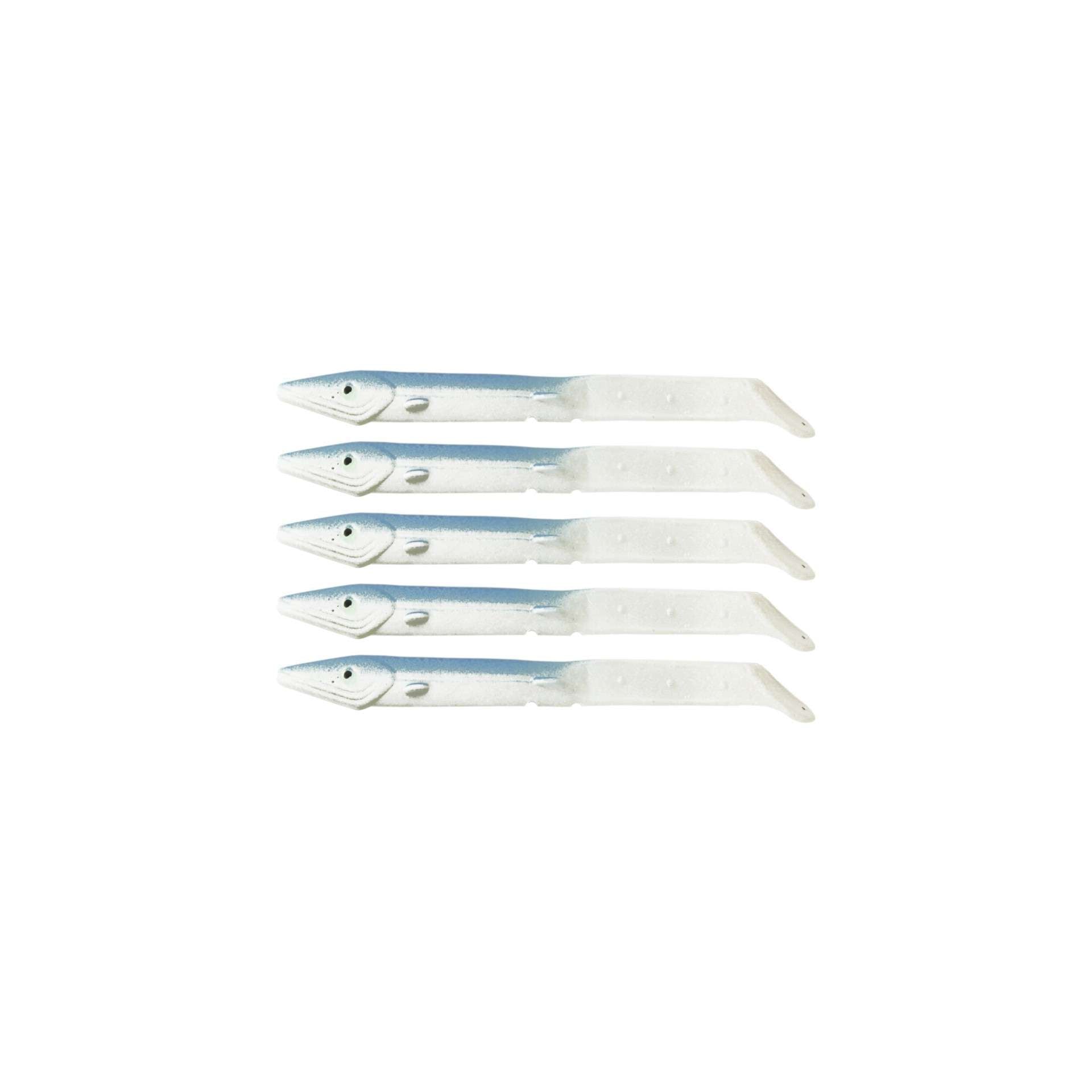Captain 3598 Elegant 10cm Silikon Zargana 5li Paket Suni Yem