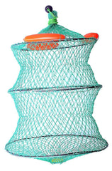 Captain 6612 File Livar Şamandralı Balık Sepeti 18mm Göz 40x60cm