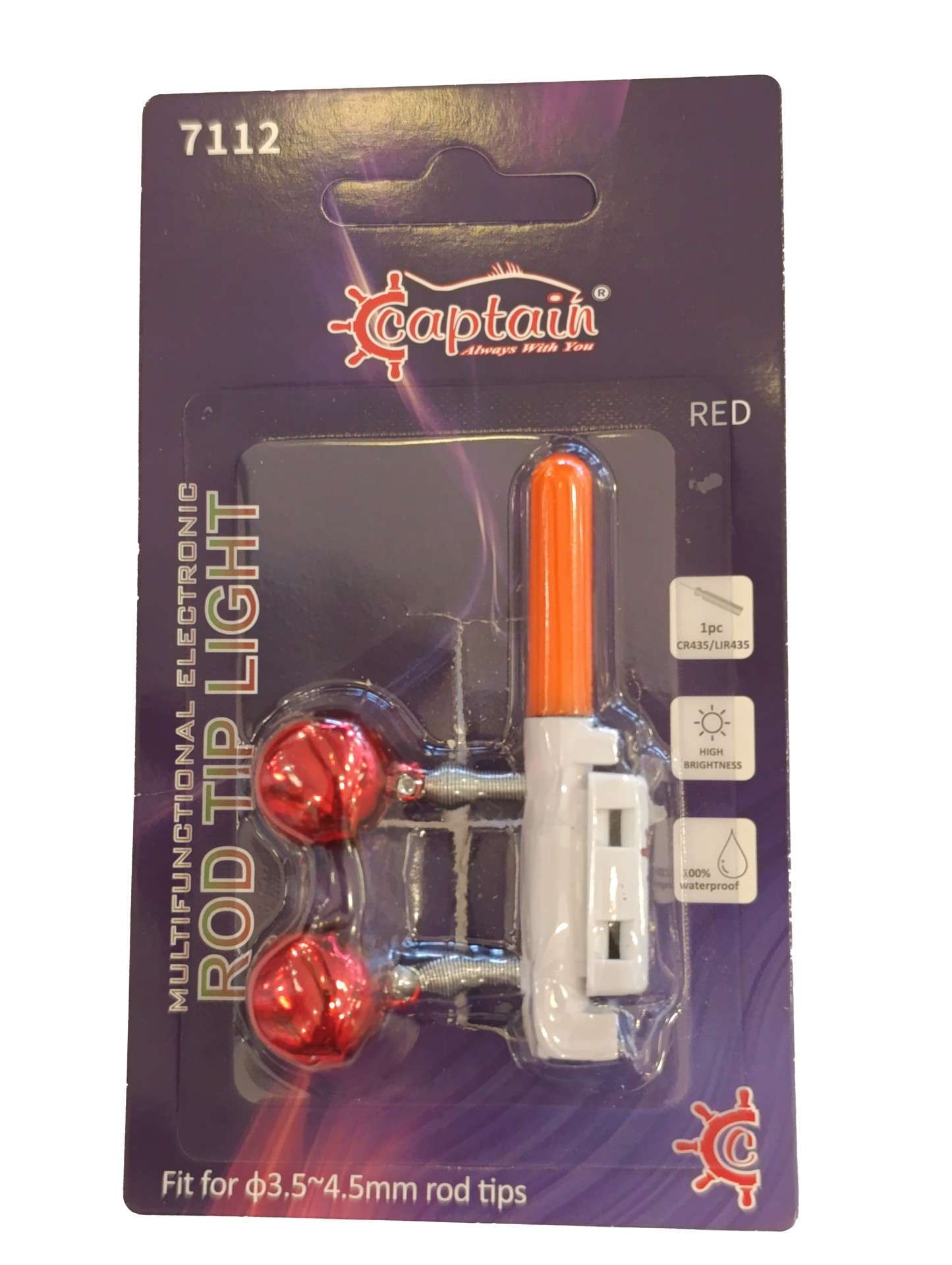 Captain 7112 Pilli ve Aparatlı-ZİLLİ Fosfor 45x39mm