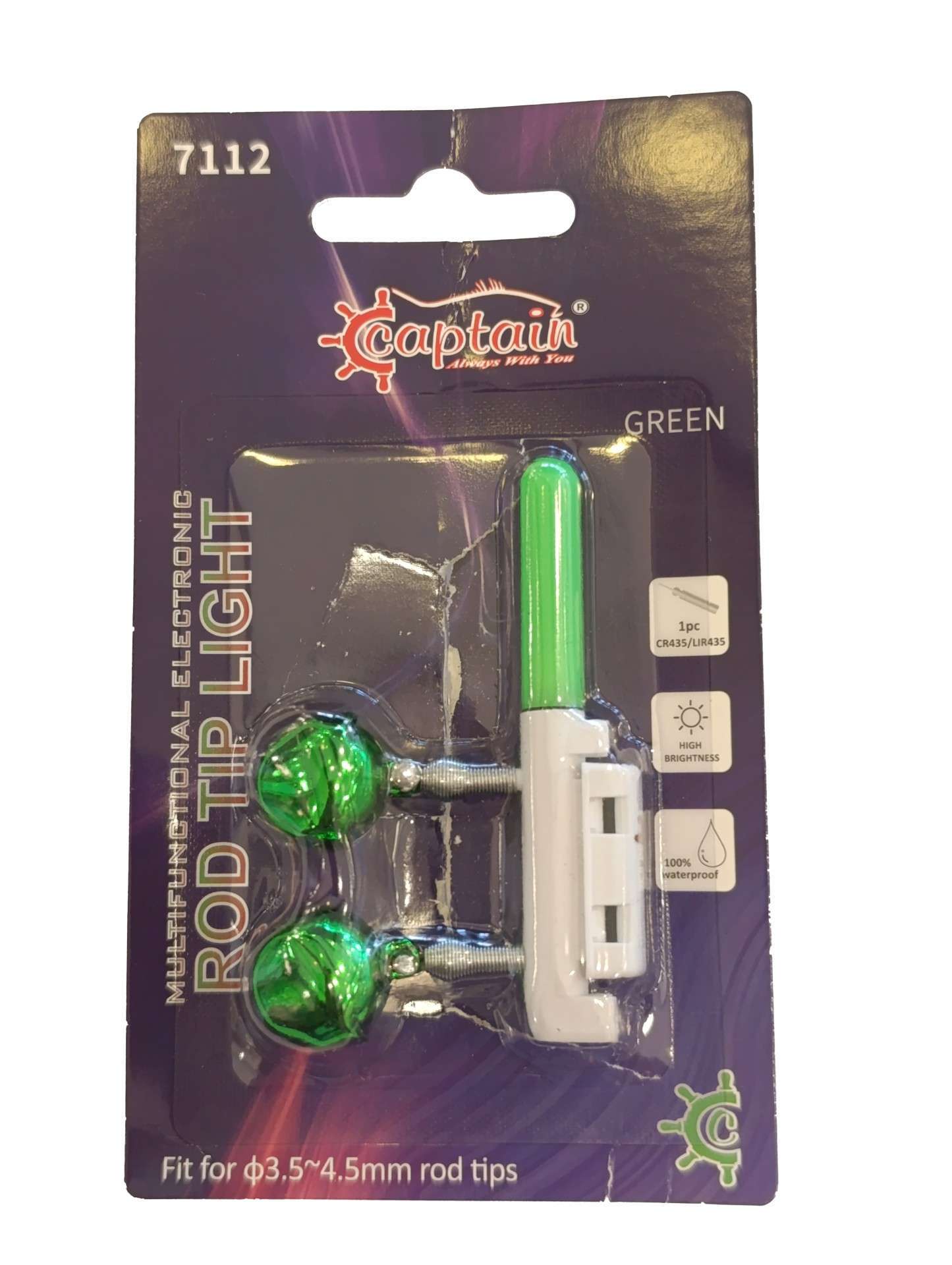 Captain 7112 Pilli ve Aparatlı-ZİLLİ Fosfor 45x39mm