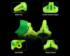 Captain 7684 Üçlü İğne Koruyucu Karabinalı Aparat 10lu Paket