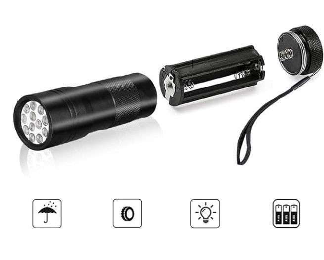 Captain 8010 UV Active Işıklı Mini El Feneri