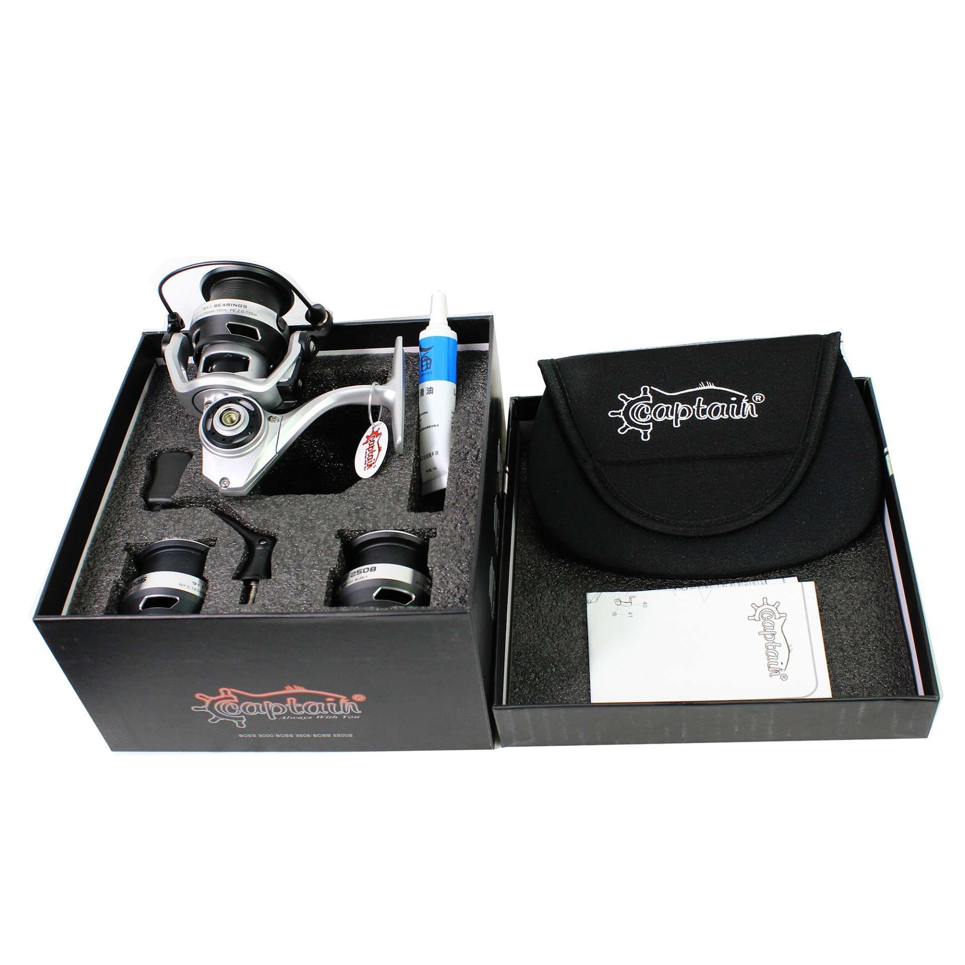 Captain Boss PRO 2500-2508-3000 Spin Makine 9+1 BB