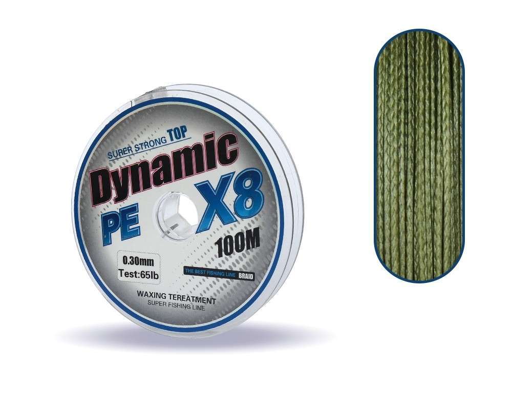 Captain Dynamic Soft PE 8 Örgü İp Misina 100mt Yeşil