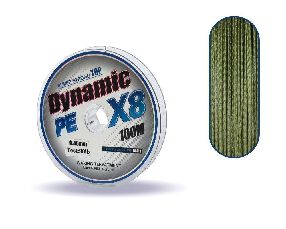 Captain Dynamic Soft PE 8 Örgü İp Misina 100mt Yeşil
