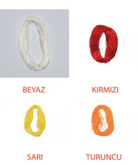 Captain Zargana İpeği Saf İpek 10lu Paket