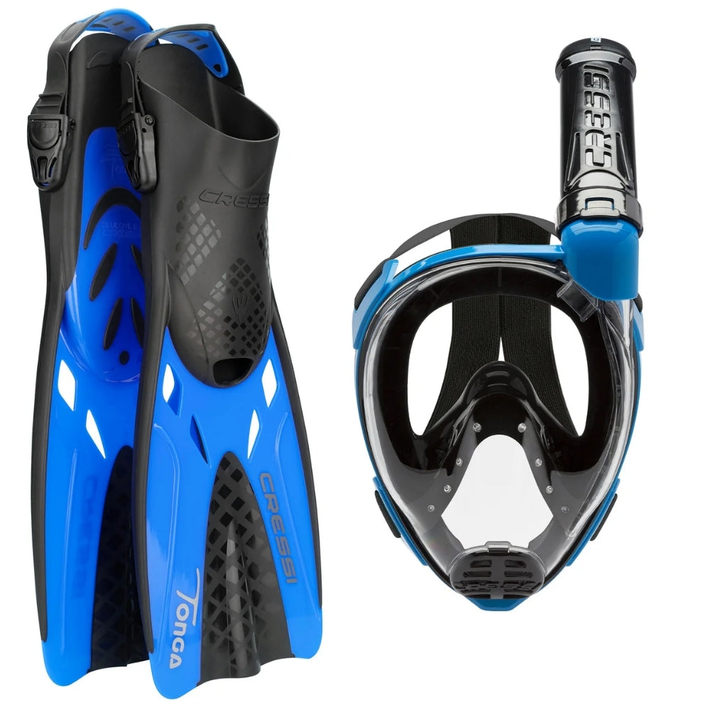 Cressi Baron Maske Şnorkel + Tonga Palet Seti