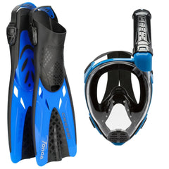 Cressi Baron Maske Şnorkel + Tonga Palet Seti