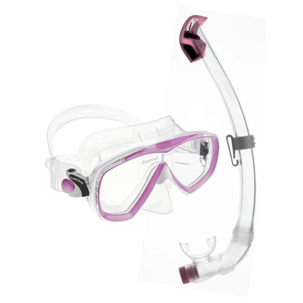 Cressi Estrella + Seal Dry Maske Şnorkel Seti