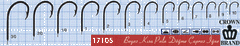 Crown Olta İğnesi 17105 100lü
