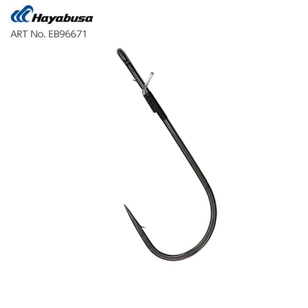 Hayabusa FPP HD Straight Güçlendirilmiş Delikli Lüfer İğnesi Black Nikel
