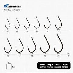 Hayabusa HFKS 130 Kısa Pala Dövme Çupra İğnesi 15li Paket Black Nikel