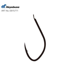Hayabusa HKAJ 157 Kısa Pala Dövme Olta İğnesi 15li Paket Black Nikel