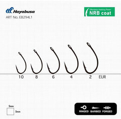 Hayabusa L1 Sazan İğnesi Dövme Teflon Black 10lu Paket