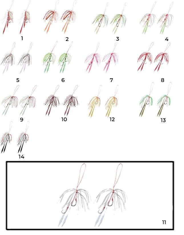 Hayabusa SE 125 Tai Rubber Free Slide Yedek Etekli Assist İğne Set