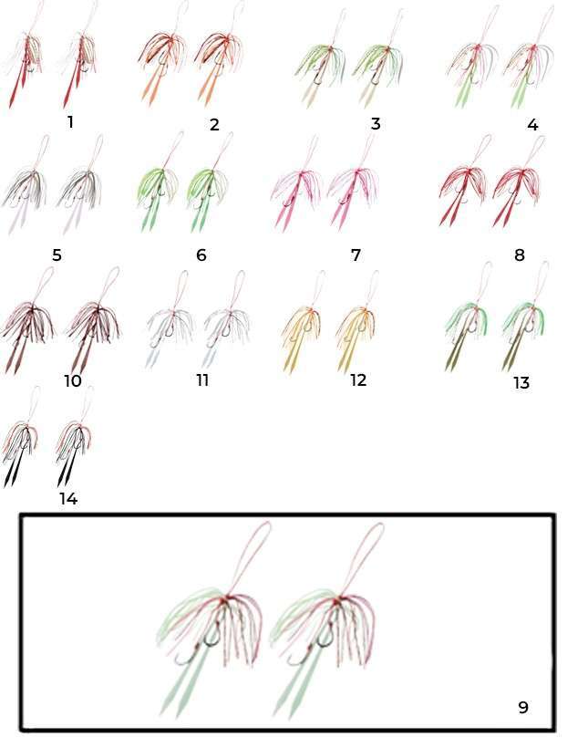 Hayabusa SE 125 Tai Rubber Free Slide Yedek Etekli Assist İğne Set