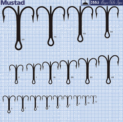 Mustad Olta İğnesi 3553 50li