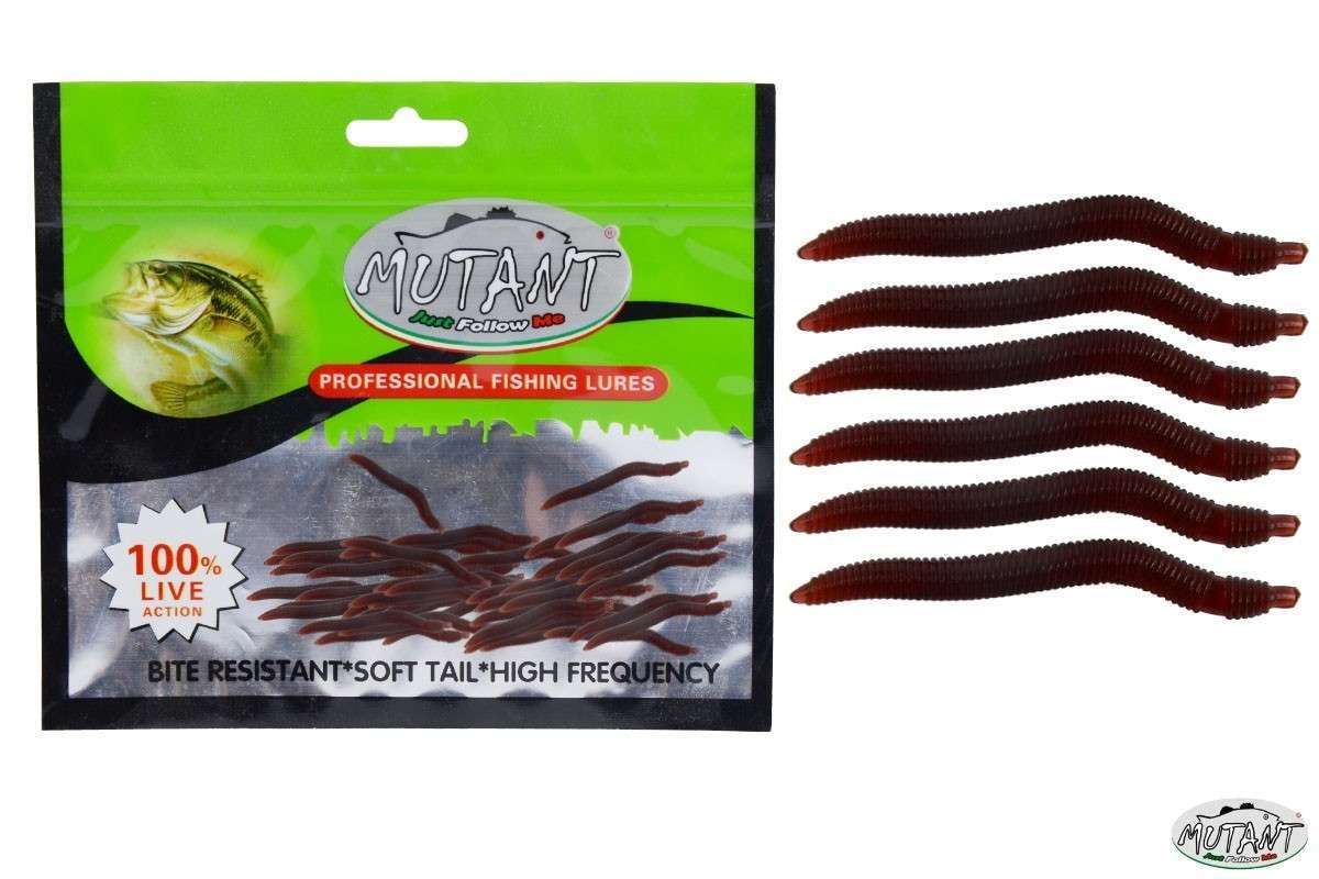 Mutant 3510 Ozmo Solucan 4cm Silikon Suni Yem 30lu Paket