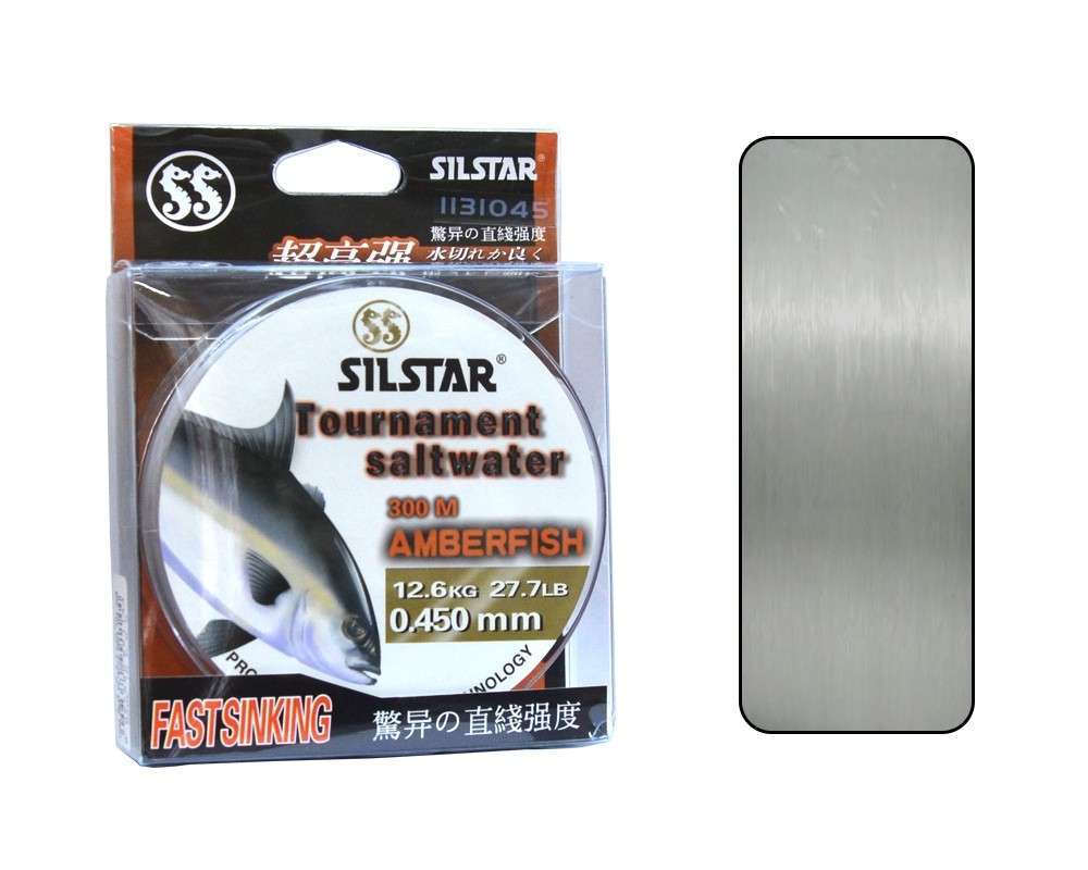 Silstar 1131 Salt Water Amberfish 300mt Monofilament Misina Su Gri