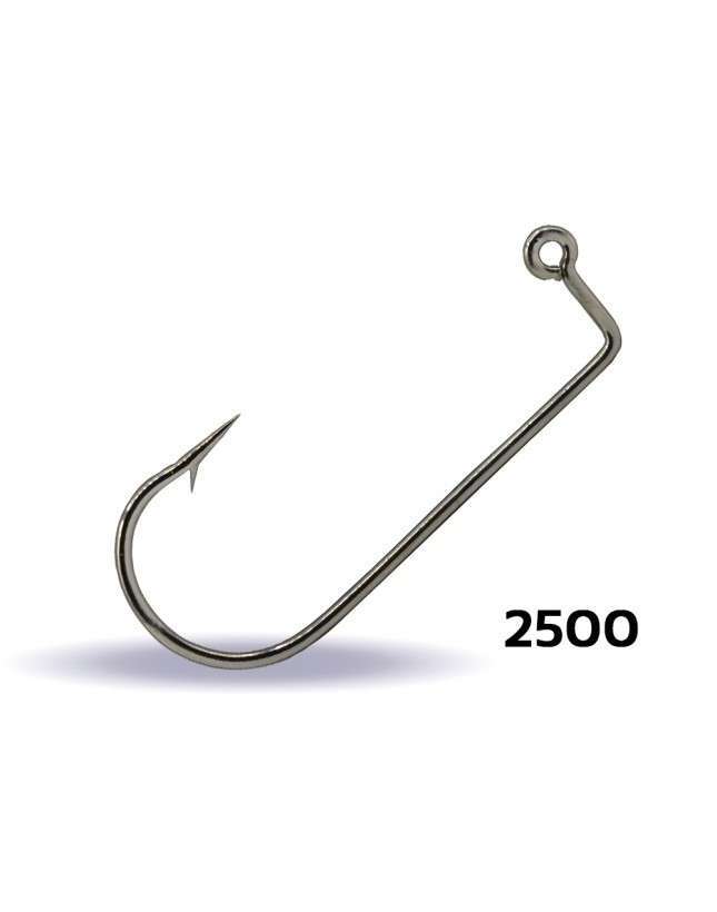 Youvella 2500 Jig Head İğnesi Delikli Uzun 100lü Kutu Nikel