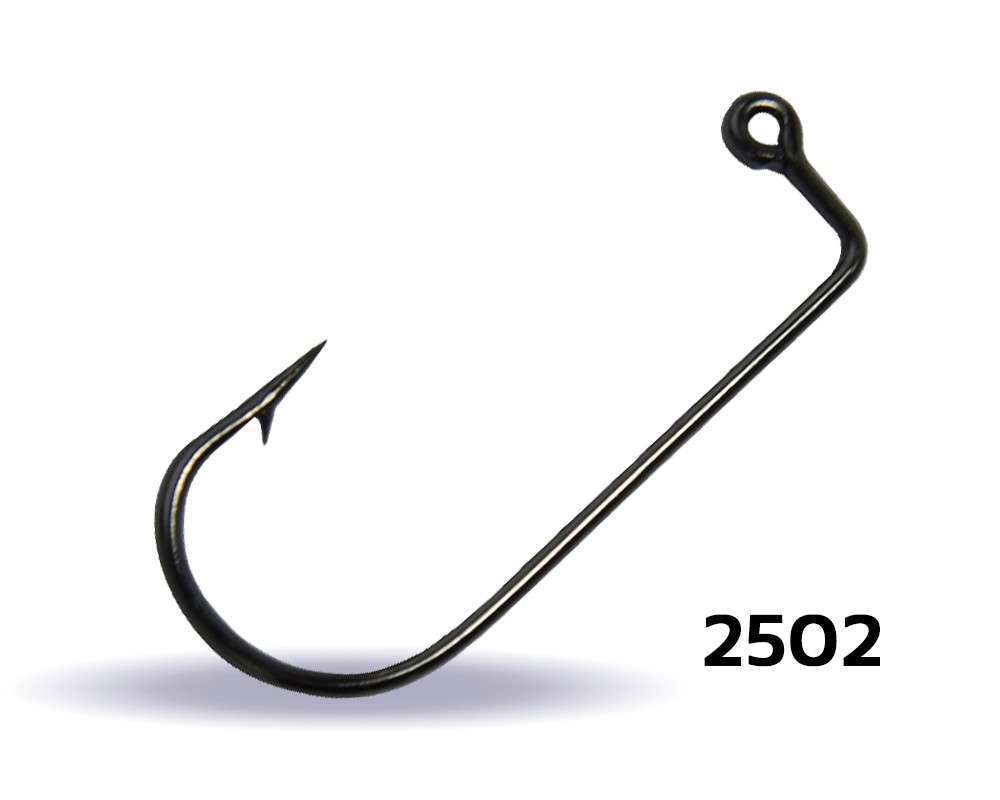 Youvella 2502 Jig Head İğnesi Delikli Uzun 100lü Kutu Black Nikel
